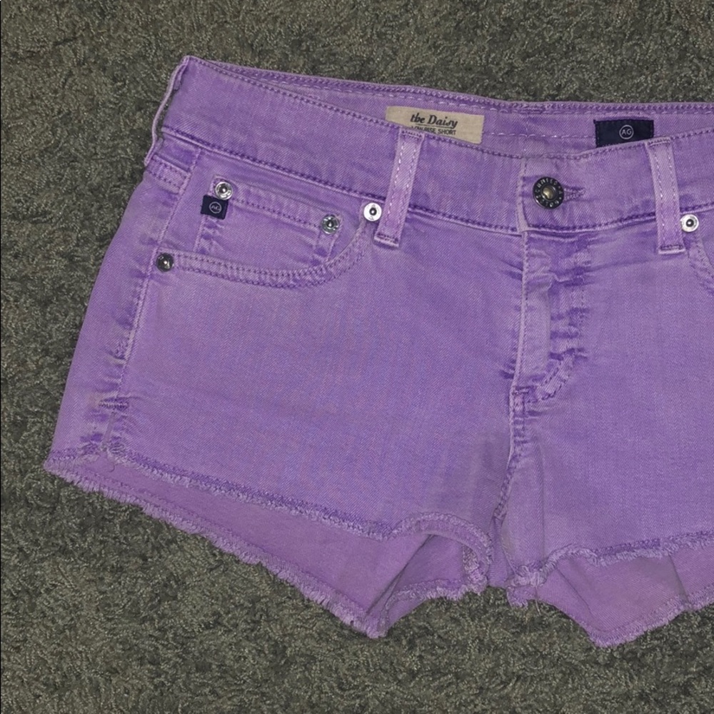 AG Lilac “the Daisy low-rise Shorts”